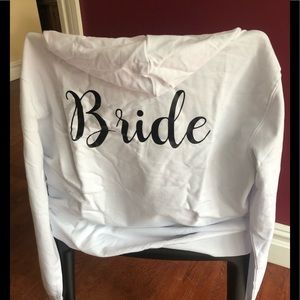 NWOT Brand New Bride Hoodie. 💍👰🏻‍♀️👰🏽‍♀️👰💍